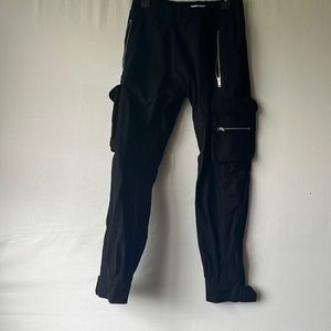 Black cargo pants